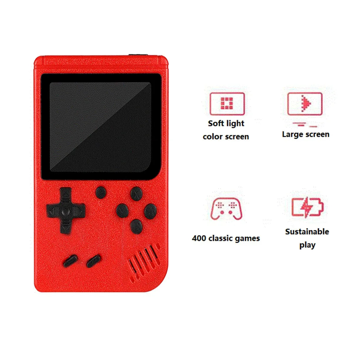 Retro Style Handheld Small Video Game Console for Children