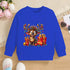 Boys & Girls Elk Deer Print Christmas Sweatshirts childrensterritory