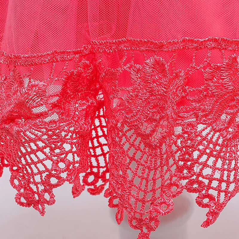 Baby Girl Elegant Lace Design Christmas/Birthday Party Dresses childrensterritory