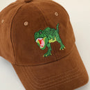 Kids Boys Dinosaurs Embroidered Sports Hats For Summer childrensterritory