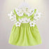 Baby Girls Doll Collar Summer Princess Birthday Party Dresses childrensterritory
