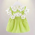 Baby Girls Doll Collar Summer Princess Birthday Party Dresses childrensterritory