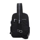 Girl's Shoulder Backpack with Small USB Charge and Monkey Chain childrensterritory