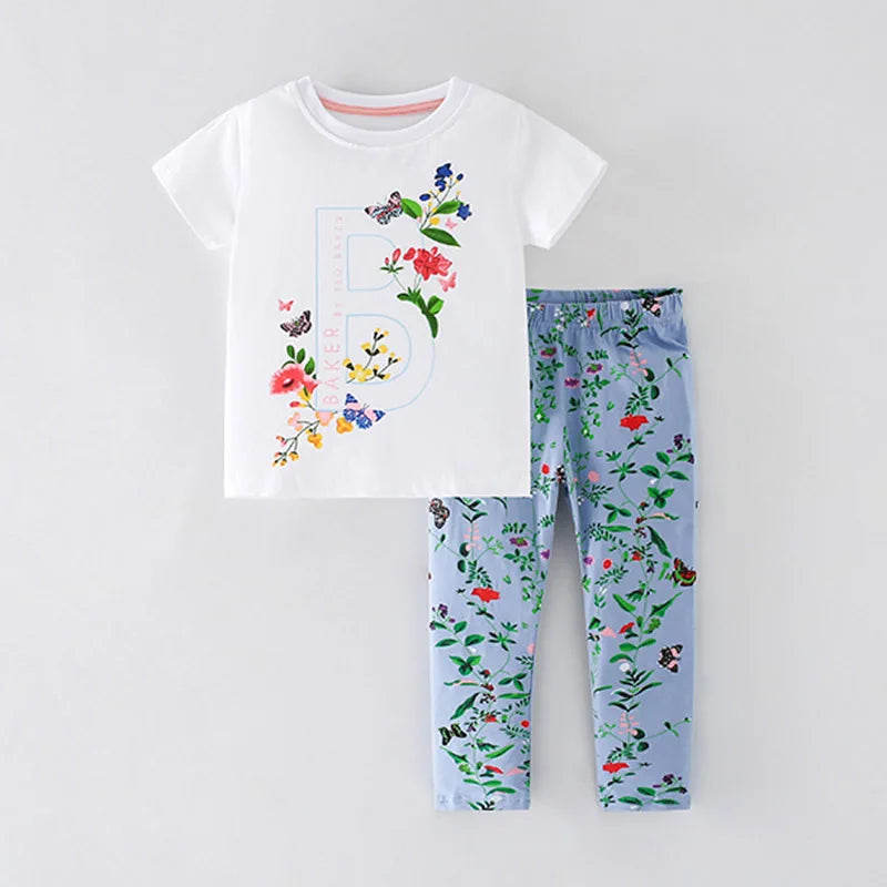 Half-Sleeves Casual Summer Outfits For Girls childrensterritory