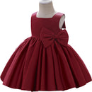 Baby/Kids Girls Bowknot Design Princess Birthday Party Dresses