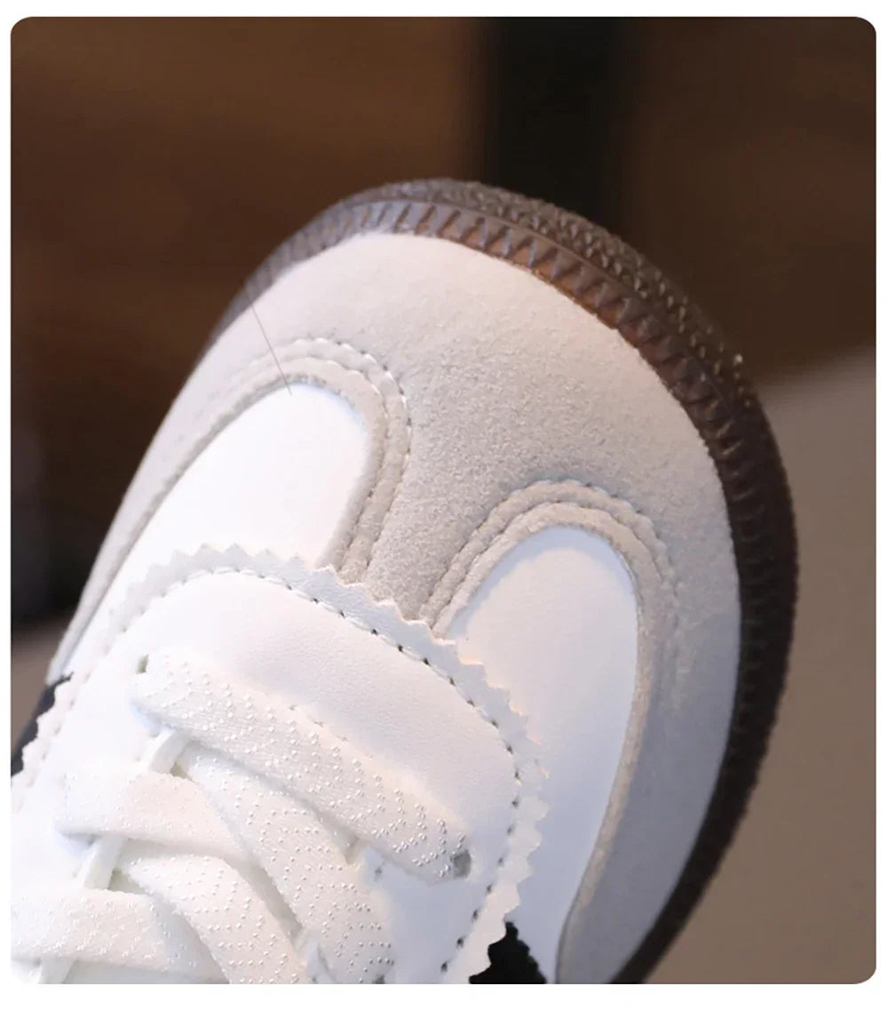 Soft Soled PU Leather Sport Shoes For Kids Boy&