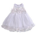 Little Girls Leopard Printed Ruffled Bowknot Party Dress childrensterritory