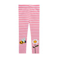 Little Girls Cartoon Embroidery Cotton Trousers childrensterritory
