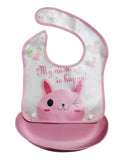 Soft Waterproof Cartoon Printed Adjustable Baby Bibs