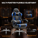 Adjustable Swivel Gaming Chair with Headrest and Spine Support childrensterritory