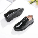 Kids Boys Genuine Leather Flat Classic Black Loafers childrensterritory