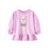 Kids Girls Cartoon Applique Warm Sweatshirts childrensterritory