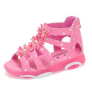 Kids Girls Roman Style Dots and Pearl Beading Sandals