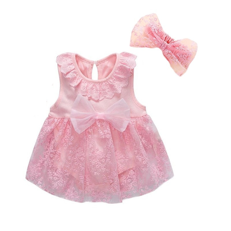 Baby Girl Pink Princess Clothing Sets for Birthday Party childrensterritory