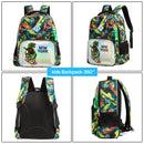 Kids 3pcs School Backpack of Astronaut and Dinosaurs Print childrensterritory