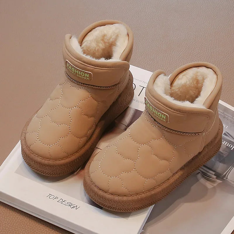 Kids' Fur Design Soft Casual Winter Shoes