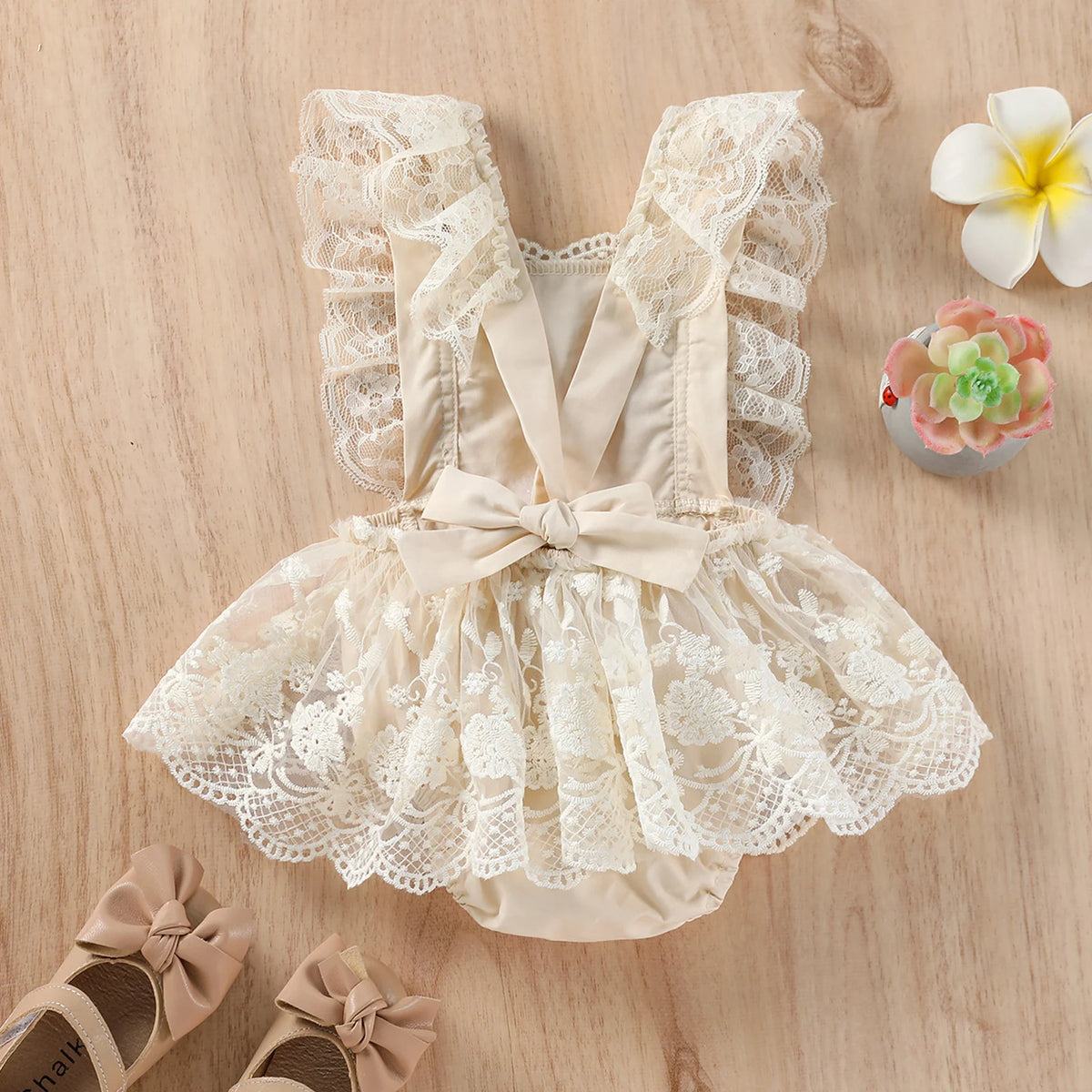 Baby Girl Floral Print Off Shoulder Summer Bodysuit