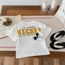 Little Boys Cartoon Print Short Sleeve Summer T-shirts childrensterritory