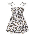 Little Girls Floral Halter Style Summer Cotton Dresses childrensterritory