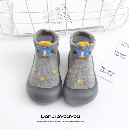 Baby Cartoon Print Soft Rubber Sole Booties childrensterritory