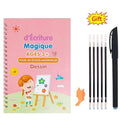 French Letter and Number Practice Copybook for Kids