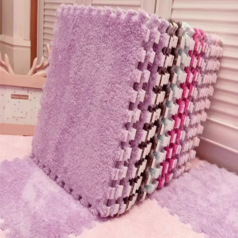 Stain Resistant Splicing Mat Ins Style Room Carpet 30*30 Cm childrensterritory