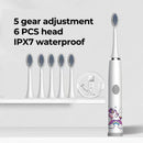 Child's Rechargeable Colorful Cartoon Electric Toothbrush childrensterritory