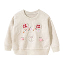 Full-Sleeve Cartoon Print Sweatshirts For Girls childrensterritory