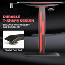 63-Inch Carbon Fiber Heavy-Duty Gaming Computer Table childrensterritory