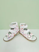 Graffiti Print Kids Girls Flatfoot Leather Shoes childrensterritory