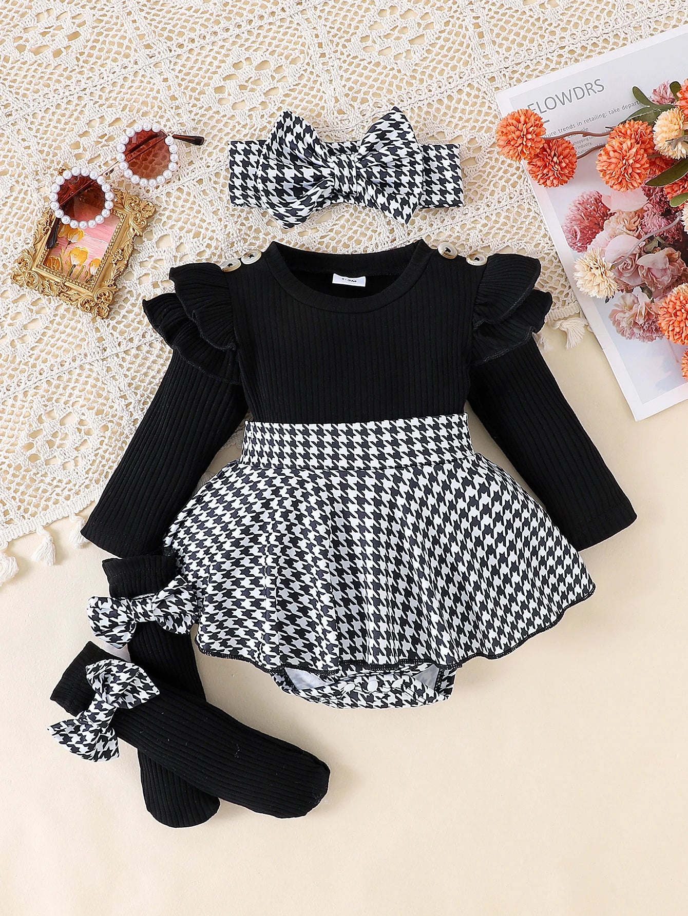 Baby Girls' Long-Sleeved Elegant Dresses childrensterritory