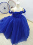 Beautiful Off-Shoulder Ball Gown for Young Girls childrensterritory