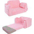 Kids' Foldable Sofa that Turns Into a Lounger with a Blanket