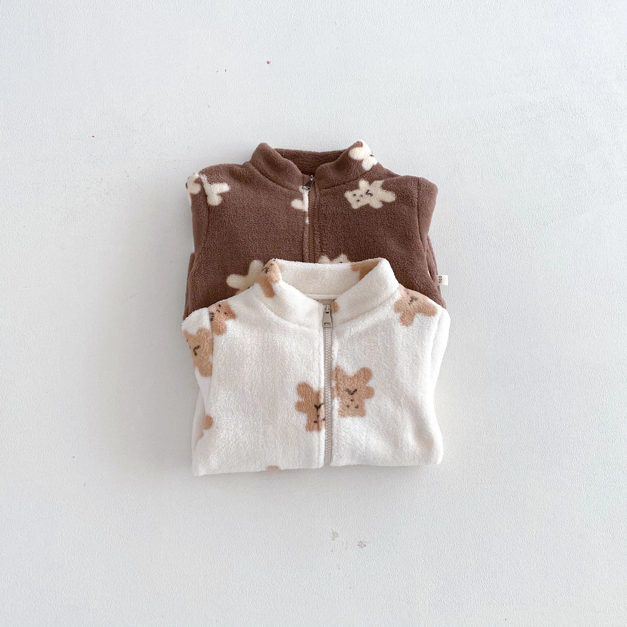 Kids' Cartoon Print Long Sleeves Warm Jacket