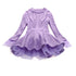 Long-Sleeved Winter Puffy Dresses For Girls childrensterritory