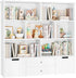Kids Bookcase and Toy Organizers with Hidden Wheels childrensterritory