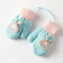 Cartoon Design Knitted Warm Gloves for Baby/Kids childrensterritory