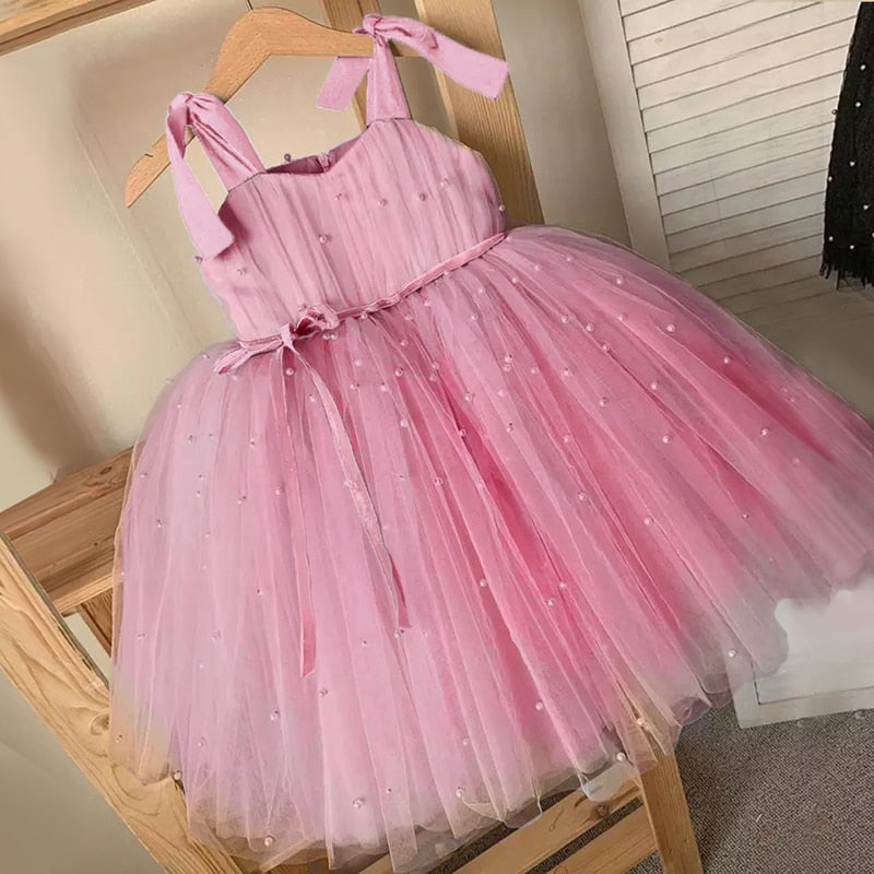 Baby/Kid Girl Beading Tutu Flower Dress for Wedding/Birthday childrensterritory