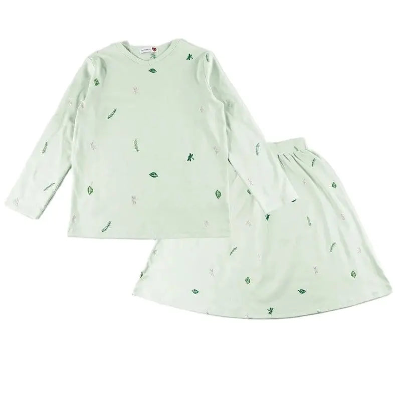 Floral Embroidery 2-piece Family Clothing Sets