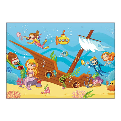 Cartoon Animal Pattern Non-slip Children Rooms Carpets