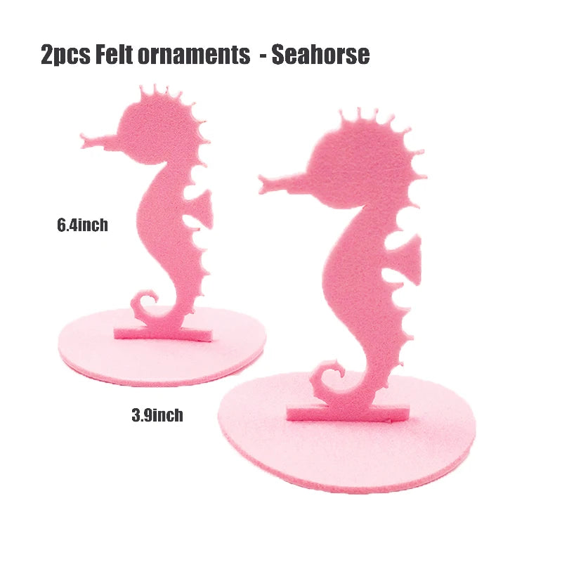 2pc Ocean Seagrass Coral Mermaid Tail for Party Decor