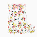 Baby Cartoon Print Cotton Short-Sleeve Summer Romper childrensterritory
