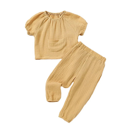 Baby/Kids 2pcs Long Sleeve Pajamas Suit for Boys/Girls