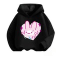 Cute Cartoon Printed Warm Hoodies for Girls' and Boys' childrensterritory