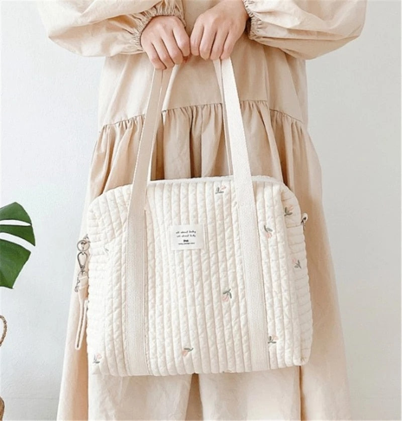 Embroidery, Korea Style Baby Diaper Bag, Mummy Shoulder Bag childrensterritory