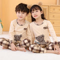 Kids Boys Girls Cartoon Print Tops + Pants Sets Sleepwear childrensterritory
