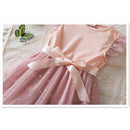 Kids Girls Solid Sequin Summer Birthday Party Dress childrensterritory