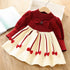 Girls’ Elegant Princess-Style Winter Dresses childrensterritory
