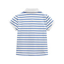 Little Girls Striped Cartoon Ladybug Design T-shirts childrensterritory