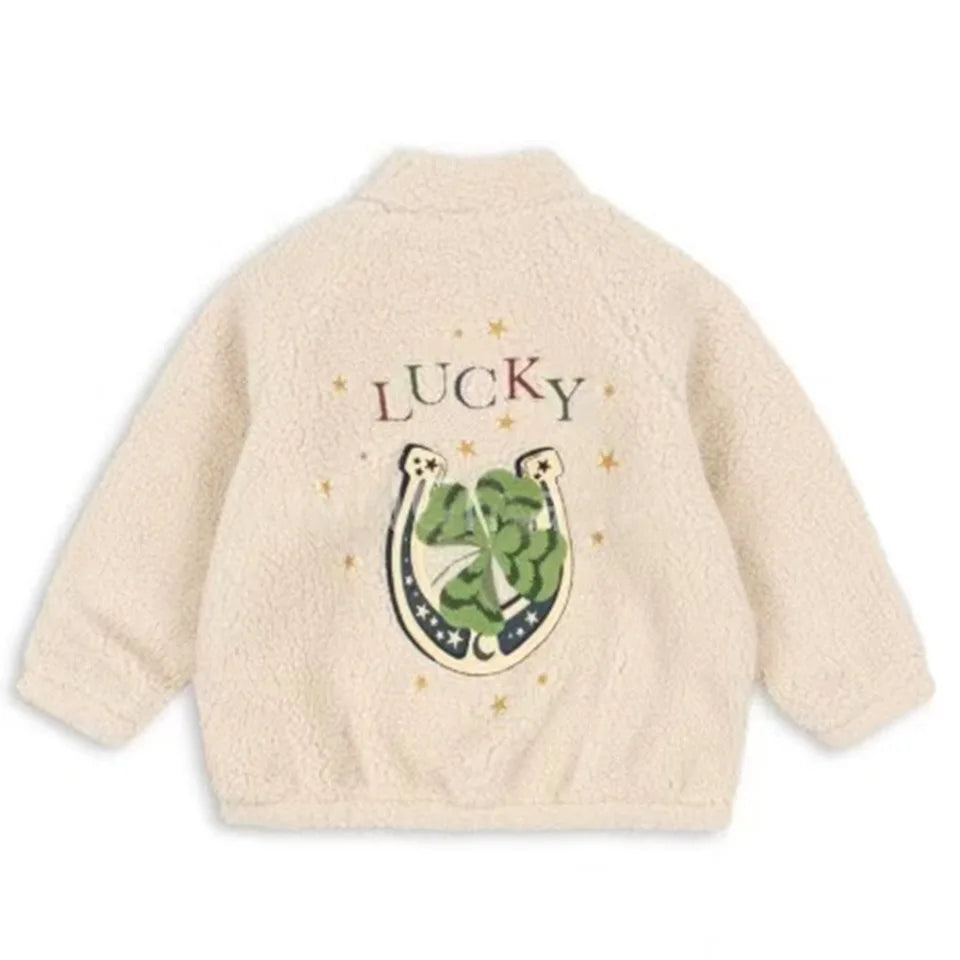 Colourful Cartoon Design Winter Outerwear For Kids